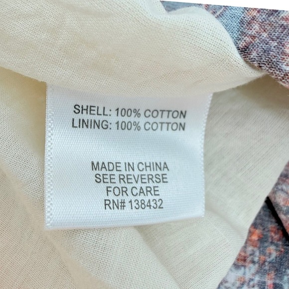 Boho Modcloth Fervour Forest Pleated ALine Skirt Cottagecore Orange Red Large - Picture 10 of 11